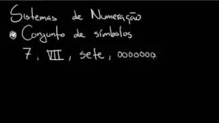 Sistemas de Numeração I: Motivação e Definição