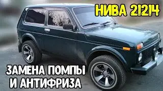 Niva 21214 Replacing the pump and antifreeze Car repair