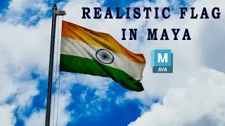 Create Realistic Flag In Maya| Modeling, Texturing & Animation | Maya 2023