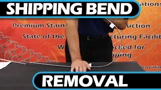 How to | Remove Shipping Bends from Preformed Lines