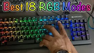 18 RGB Modes Incredible Gaming Keyboard Zebronics Zeb-MAX PRO V2 Premium Mechanical Gaming Keyboard
