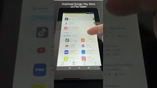 Install Google Play Store on Amazon Fire Tablet #shorts #short