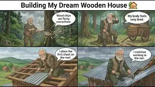 Building My Dream Wooden House 🏡 English Spoken For Beginners | English Practice | English Boost