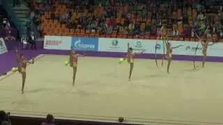 Команда Японии, три мяча, две ленты, Гран-При, Москва, 2014, Grand-Prix, Moscow