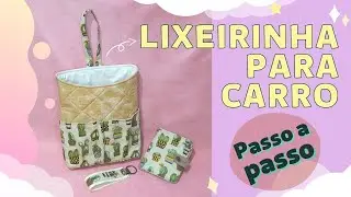 Lixeirinha para carro (fácil de fazer ) Passo a passo