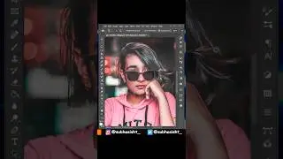 Change glasses color to black - Photoshop tips #shorts #photoshop