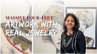 A Tribal Lady Art Like You’ve Never Seen Before! | Real Jewelry & 3D Details