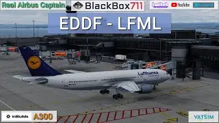 XP12 iniBuilds A300 | Frankfurt/EDDF to Marseille/LFML | VATSIM