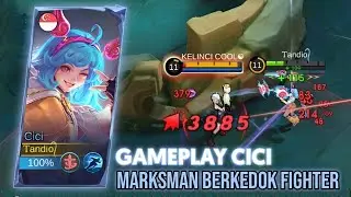 GAMEPLAY HERO CICI | MARKSMAN BERKEDOK FIGHTER - Mobile Legend: Bang Bang