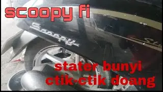 Scoopy fi tidak bisa stater. padahal Aki bagus. @imammotor7140