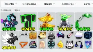 🟨 GUIA COMPLETO: Como PEGAR TODOS os ITENS GRÁTIS do Roblox 🔥