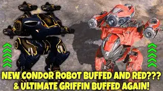 🚨NEW CONDOR ROBOT BUFFED & NOW RED??? - War Robots 10.4 Test Server