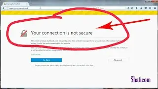 your connection is not secure ( fix )