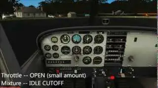 A2A Cessna 172R Startup Procedure