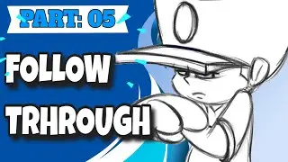 ✅ Part:5 FOLLOW THROUGH and OVERLAPPING Action in animation Tutorial // Overlapping Action and Drag