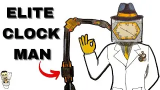 Cómo DIBUJAR a ELITE CLOCK MAN (traidor) del MULTIVERSE SKIBIDI TOILET / How to DRAW ELITE CLOCK MAN