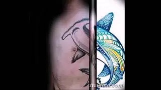 Значение тату акула-молот - фото примеры готовых татуировки