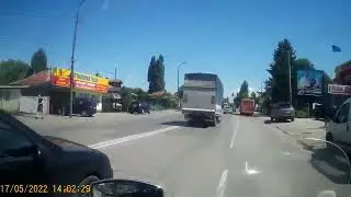 Police Car on Red Light