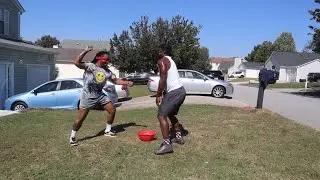 Blind Folded Water Ballon Fight Lmao