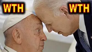 Joe Biden Gets CREEPY with the Pope at the G7 Today.....