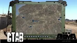 ArmA 3 cTab First Look - Commander's Tablet - FBCB2, Bluforce Tracker, UAV, and Helmetcam Interface
