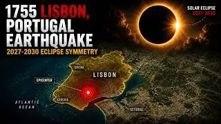 Lisbon, Portugal 2024-2030 Earthquake Solar Eclipse Symmetry