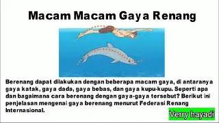 pjok Kelas 5 Renang Verry