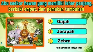 GUESS THE ANIMAL NAME QUIZ - Animal Quiz || Indonesian Quiz | CC24