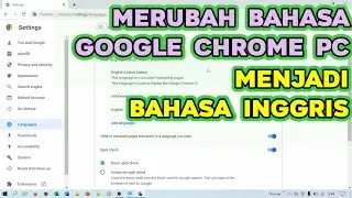 Mengubah Bahasa di Google Chrome Laptop/Komputer Menjadi Bahasa Inggris