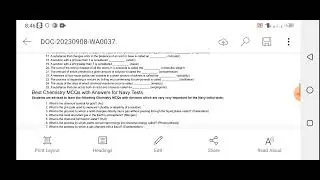 Pakistan navy chemistry/chemistry part-2/civilian, marine and sailor chemistry mcqs/