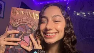 ASMR | Reading Harry Potter (Page Turning + Rainstorm Sounds) (Ch5 Pt. 2) 🧙🏻🌧️