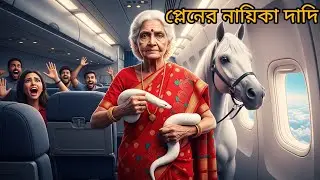 দাদি, ঘোড়া আর সাপ! | আকাশে দাদির বীরত্বে প্লেন বাঁচলো ✈️🐍 | Bengali Short Film 2025