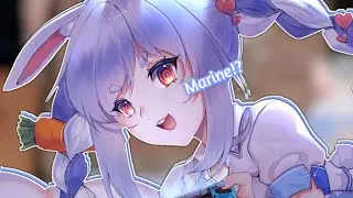 Pekora Notices There Is Marine In The Game [Hololive|EngSub]