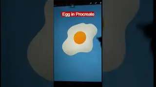 Egg in Procreate #shorts #procreate
