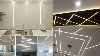 letest New Ceiling LED Profile Light designs 2022 || Ceiling Led Strip Light Design || Wall Lights
