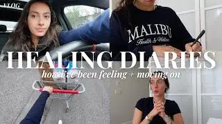 healing diaries: letting go & moving on, body image chat, work + budget groceries | unedited vlog