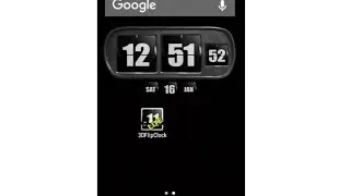 3D Animated Flip Clock BLACK- Recommended App #20 WIDGET