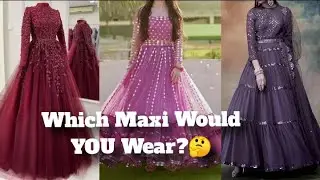 Beautiful Maxi Designs For YOU | Latest Maxi Trends 2023| Maxi /Long Frocks Designs and Color Scheme