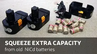 DIY: Squeeze Extra Capacity From Old NiCd Batteries