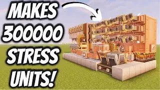 This Steam Engine Makes 294912... Here's How I Made It | Minecraft Create Mod Tutorial
