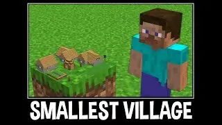 WHO live in SMALLEST VILLAGE in CURSED Minecraft !