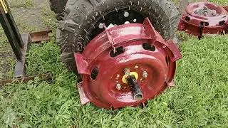 мотоблок HUTER МК 7800Р и самодельные  грунтозацепы