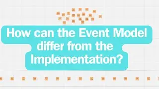 How can the Event Model differ from the Implementation? ( and that´s good )