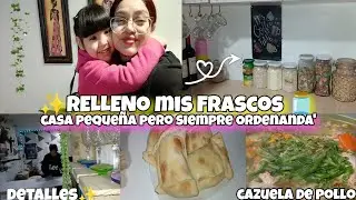 ASÍ Somos FELICES ✨ Organizando & Rellenando FRASCOS 🫙| Plato TÍPICO CHILENO | Vamos por el ANTOJO!