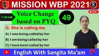 Voice Change Practice Set- 2 || Active and Passive Voice || English With Sangita Ma'am ||