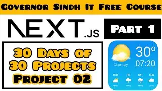 Weather App Project in Next.js | Next.js Tutorial for Beginners