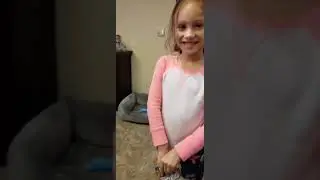 Alayssa showing Mr. Prince some tricks