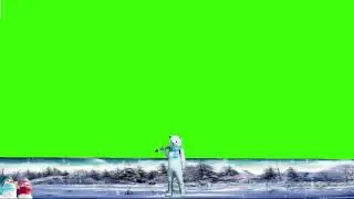 Green screen Pubg overlay//cool panda with snow ❄️ falling effect ⛄️