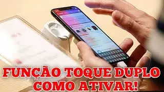 toque duplo para ativar ou desativar a tela - Veja como ativar.
