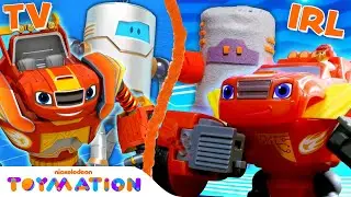 Blaze vs. Wrecking Robots! | Blaze and the Monster Machines Toys | 